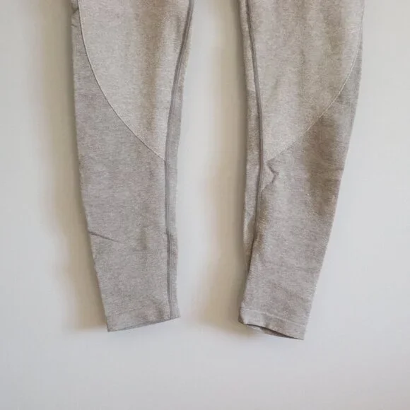 Gymshark Women's‎ Small Grey Two-Tone Flex Seamless Activewear Stretch Leggings - Picture 7 of 9